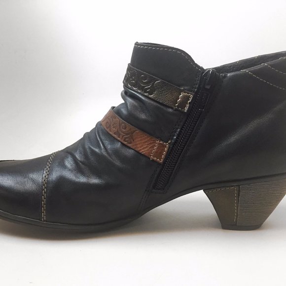 Dark Gray Remonte Ankle Boots, size 8.5, Brand New - Picture 3 of 8